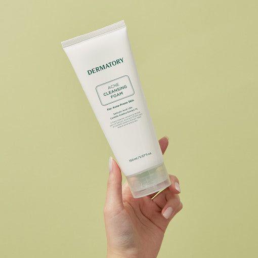 DERMATORY Pro Trouble Acne Cleansing Foam 150ml | Deep Clean & Oil Control